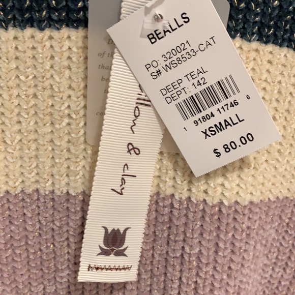 Willow& Clay stripe sweater. #33 - Picture 7 of 9